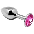 alive - anal pleasure mini plug metal rosa talla l