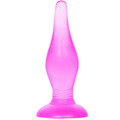 baile - plug anal tacto suave lila 14.2 cm