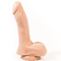 Dildo Realístico Pink Room Eban Bege 19 cm