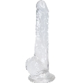 alive - lusty pene realistico transparente 18 cm