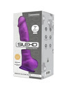 Dildo Realístico SileXD com Testículos Roxo 17.5 cm,D-237239