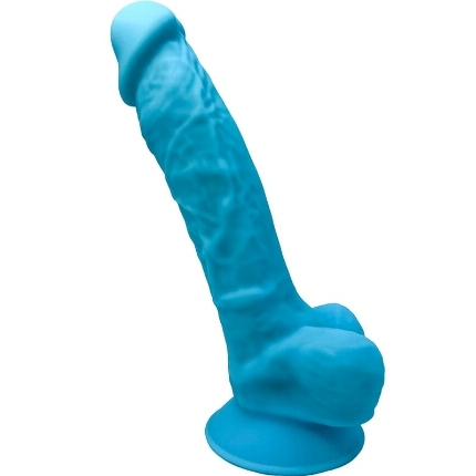 silexd - model 1 realistic penis premium silexpan silicone blue 17.5 cm D-237240