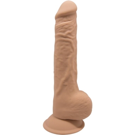 Dildo Realístico SileXD com Testículos Caramelo 24 cm,D-237243