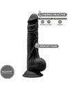 Dildo Realístico SileXD com Testículos Preto 24 cm,D-237246