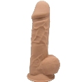 Dildo Realístico SileXD com Testículos Caramelo 21.5 cm