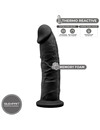 Dildo Realístico SileXD Preto 19 cm,D-237261