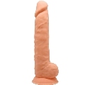 Dildo Realístico SileXD com Testículos Bege 26.6 cm