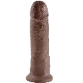 Dildo Realístico King Cock Erect Castanho 25.4 cm