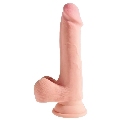 Dildo Realístico King Cock Triple Density Bege 19 cm