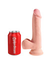 Dildo Realístico King Cock Triple Density Bege 19 cm,PD5718-21