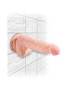 Dildo Realístico King Cock Triple Density Bege 19 cm,PD5718-21