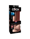 Dildo Realístico King Cock Triple Density Bege 19 cm,PD5718-21