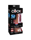 Dildo Realístico King Cock com Testículos Bege 17 cm,D-230574