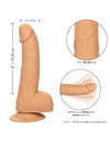 Dildo Realístico Calexotics Bege 15.2 cm,D-233055