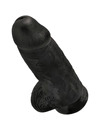 Dildo Realístico King Cock Chubby Preto 23 cm,D-236497