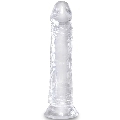 Dildo Realístico King Cock Transparente 19.7 cm