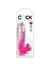 Dildo Realístico King Cock com Testículos Rosa 13.5 cm,D-236523