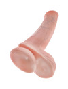 Dildo Realístico King Cock com Testículos Bege 33 cm,PD553321