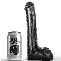 Dildo Realístico All Black Pene Preto 23 cm