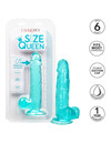 california exotics - size queen dildo blue 15.3 cm D-229169