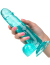 california exotics - size queen dildo blue 15.3 cm D-229169