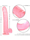 Dildo Realístico Calexotics Queen Rosa 25.5 cm,D-229175