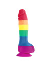 pride - lgbt flag dildo 15 cm D-231759