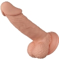 baile - beautiful encounter zebulon dildo realistico flexible 19.4 cm natural