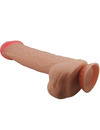 Dildo Realístico Pretty Love Sliding com Ventosa Bege 26 cm,D-238757