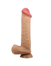 Dildo Realístico Pretty Love Sliding com Ventosa Bege 26 cm,D-238757