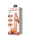 Dildo Realístico Pretty Love Sliding com Ventosa Bege 24 cm,D-238759