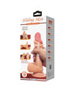 pretty love - sliding skin series realistic dildo with sliding skin suction cup 19.4 cm D-238765