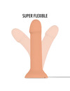 Dildo Mythology Flipper com Ejaculação Bege,D-232488