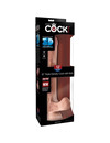 king cock - realistic penis with balls 3d 24.8 cm light D-236515