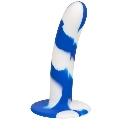 Dildo Admiral Swirl Azul e Transparente