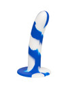 Dildo Admiral Swirl Azul e Transparente,D-238334