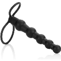 california exotics - beaded dual penetrator black