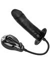 Dildo Realístico Baile Bigger Insuflável com Vibração Preto 16 cm,D-219178