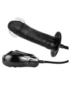 Dildo Realístico Baile Bigger Insuflável com Vibração Preto 16 cm,D-219178