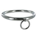 metal hard - bdsm necklace with ring 10cm