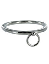 metal hard - bdsm necklace with ring 10cm D-205398