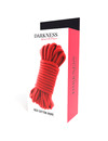 Corda Bondage Darkness Vermelho 5 Metros,D-221158