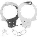 darkness - metal handcuffs with keys