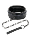 darkness - black leather handcuffs and collar D-221255