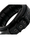 darkness - black leather handcuffs and collar D-221255