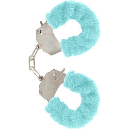 toyjoy - furry fun cuffs bondage blue D-222125