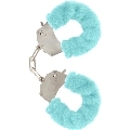 toyjoy - furry fun cuffs bondage blue