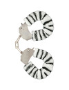 toyjoy - furry fun cuffs bondage zebra D-222128