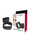 darkness - black nylon ankle cuffs D-226728