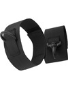 darkness - black nylon ankle cuffs D-226728